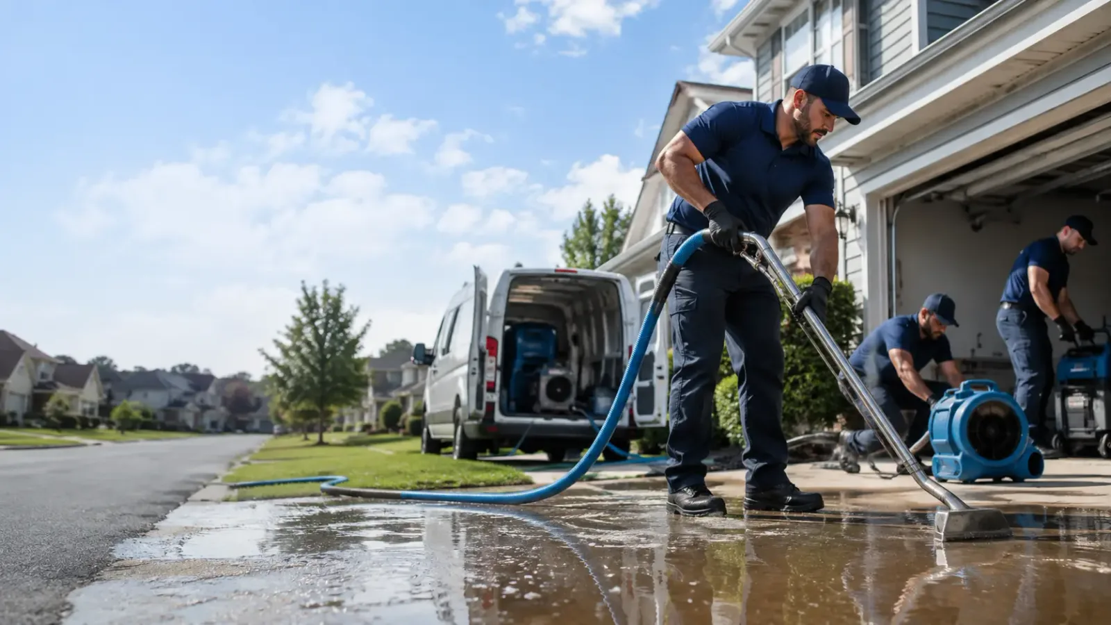 Flood Damage Restoration in South English, IA